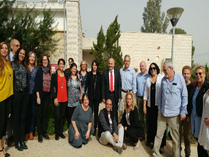 שמואל אבואב מנכ"ל משרד החינוך בביקור במועצה. צילום: אביב לשם