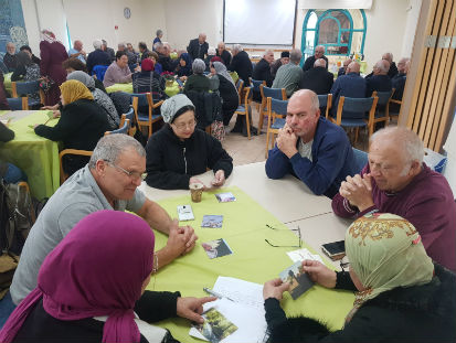 ביקור גמלאי טמרה בבית ותיקי הגליל. צילום איתי גונאל