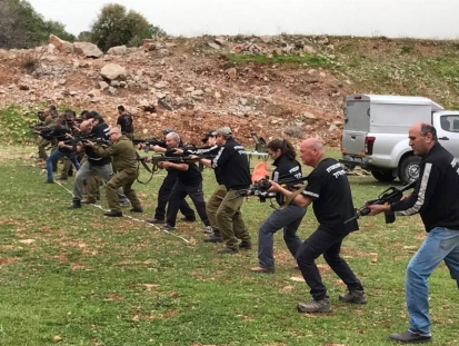 כיתת כוננות מעין ברוך מתרגלת. צילום: דוברות מ.א. הגליל העליון