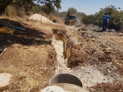 תשתיות מים וביוב בקיבוצים